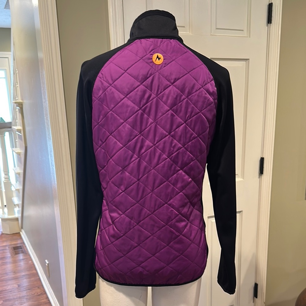 Marmot Women's Purple and Black down quilted and fabric Jacket M - Picture 6 of 10